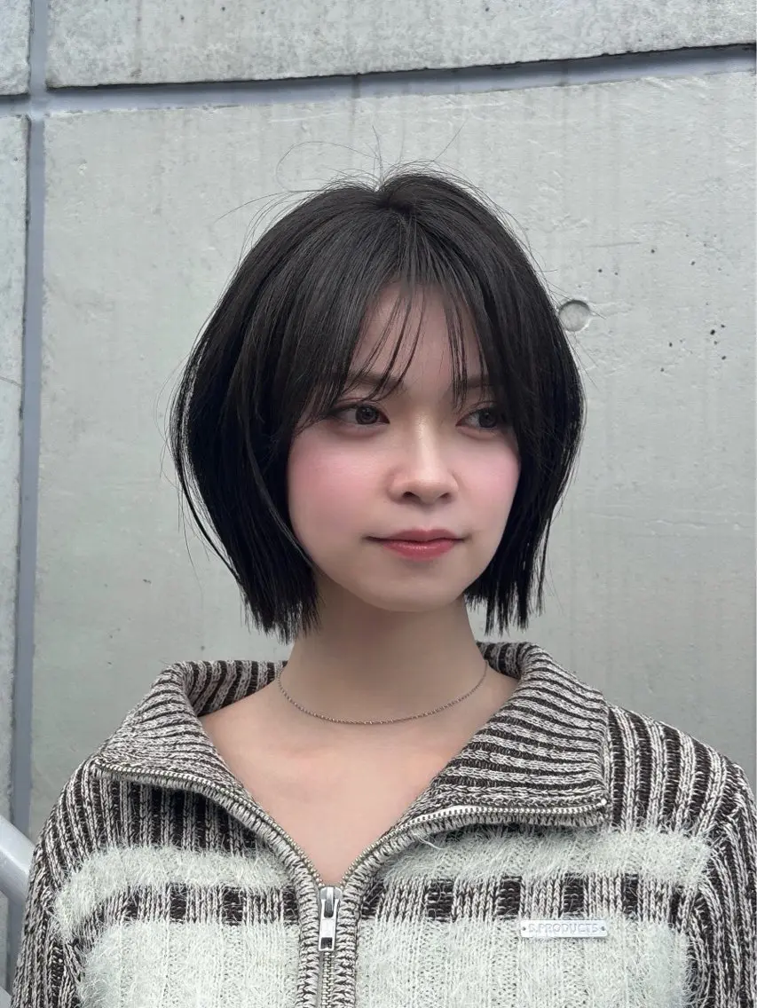 ショート ボブ 似合わせカット 小顔カット STAYGOLD⭐️ NANAMIのヘアスタイル