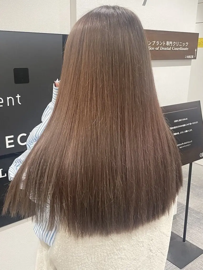 カラー ヘアカラー 江坂 misaki のヘアスタイル