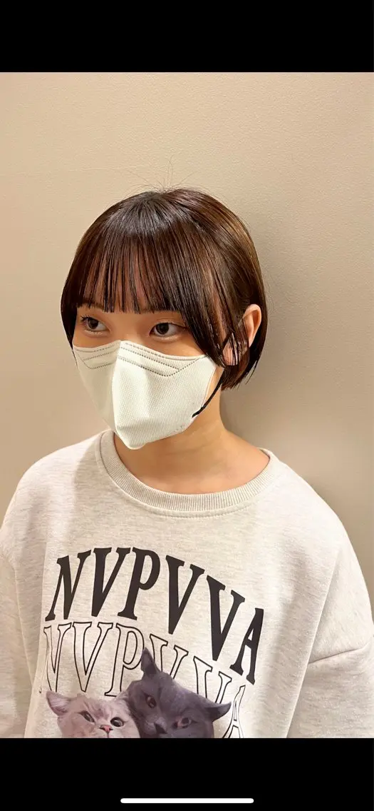 ショート カット 透けカラー.艶髪. 梅田♡midoのヘアスタイル