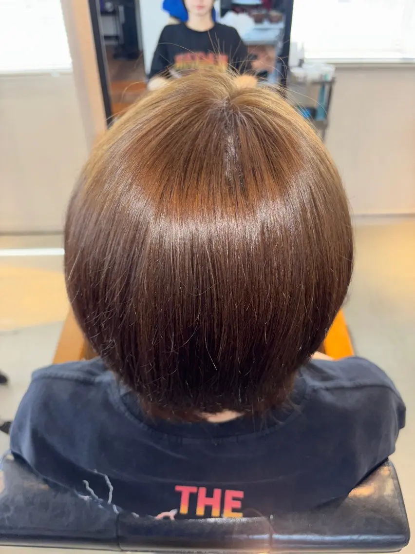 カラー メンズ ヘアカラー 艶透明感カラー/ 暖色カラー/髪質改善のヘアスタイル