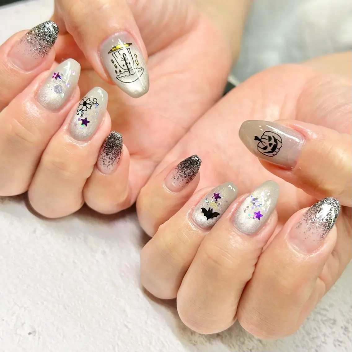 ネイル ハロウィン Cherry's club🍒ゆかのネイルデザイン