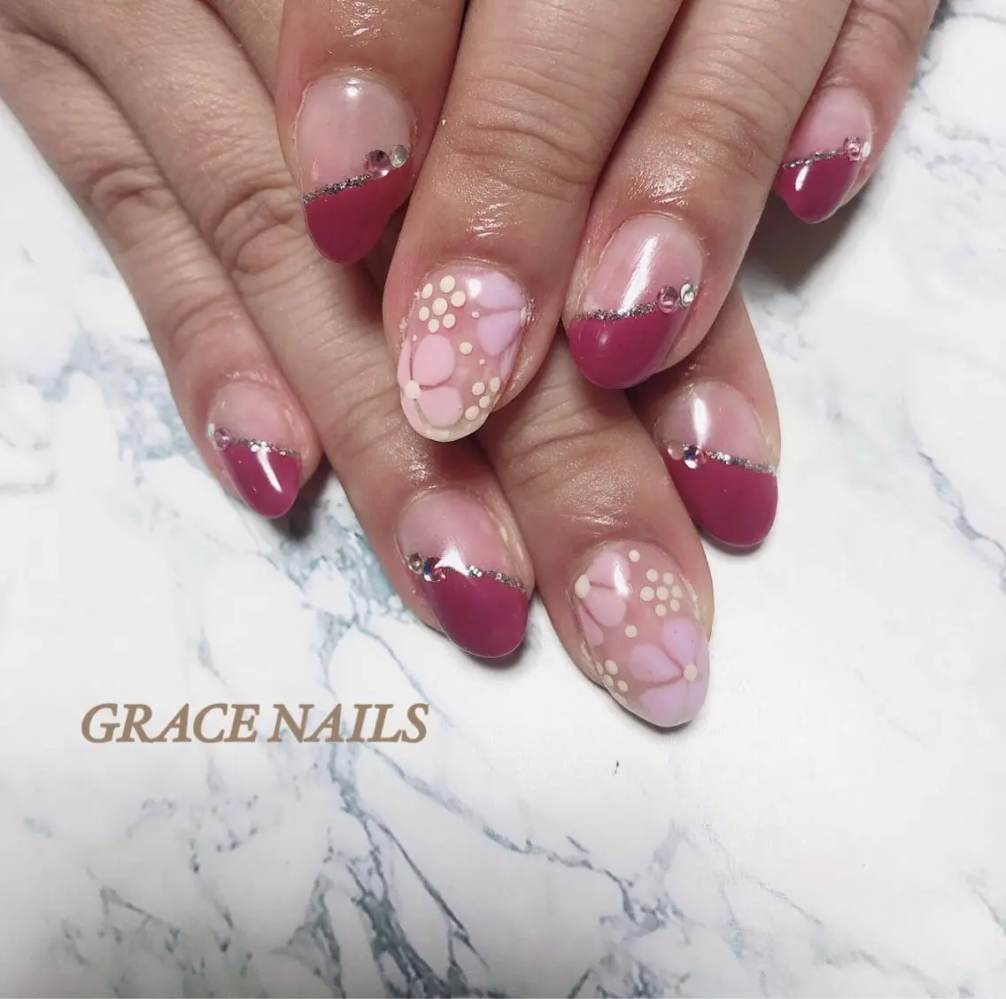 ネイル ハンドネイル フットネイル GRACE NAILSのネイルデザイン