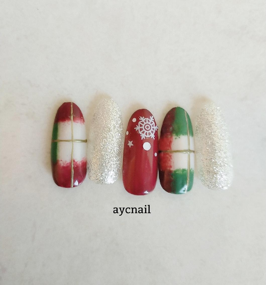 ネイル 冬ネイル クリスマス ハンドネイル 推しネイル | 　aycnailのネイルデザイン