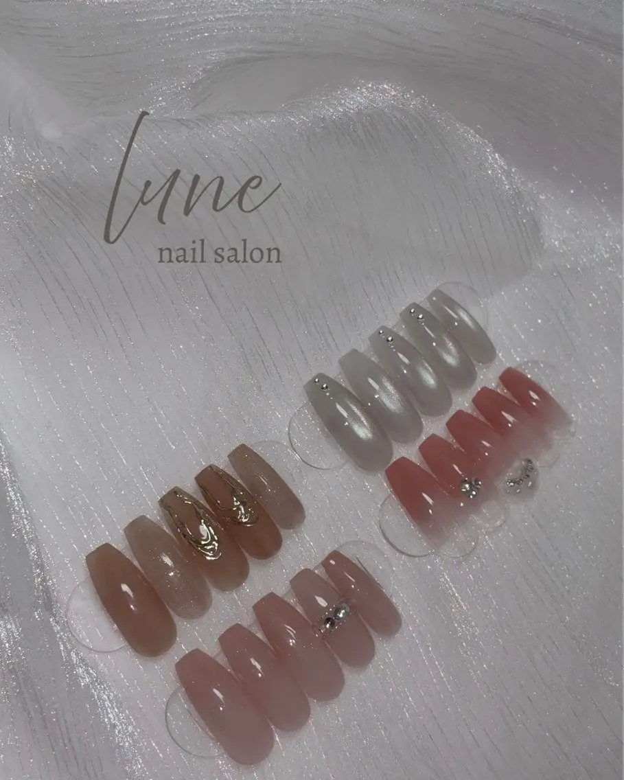 ネイル マグネットネイル ハンドネイル nail salon luneのネイルデザイン