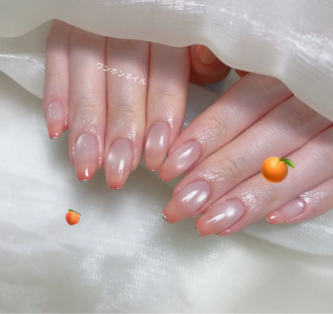 ネイル アートネイル チークネイル フラッシュネイル フレンチネイル ガラスフレンチ ハンドネイル Floria ユイのネイルデザイン
