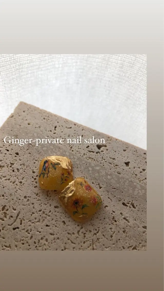 ネイル フットネイル グラデーション ニュアンスネイル オフィスネイル ginger nail&spaのネイルデザイン