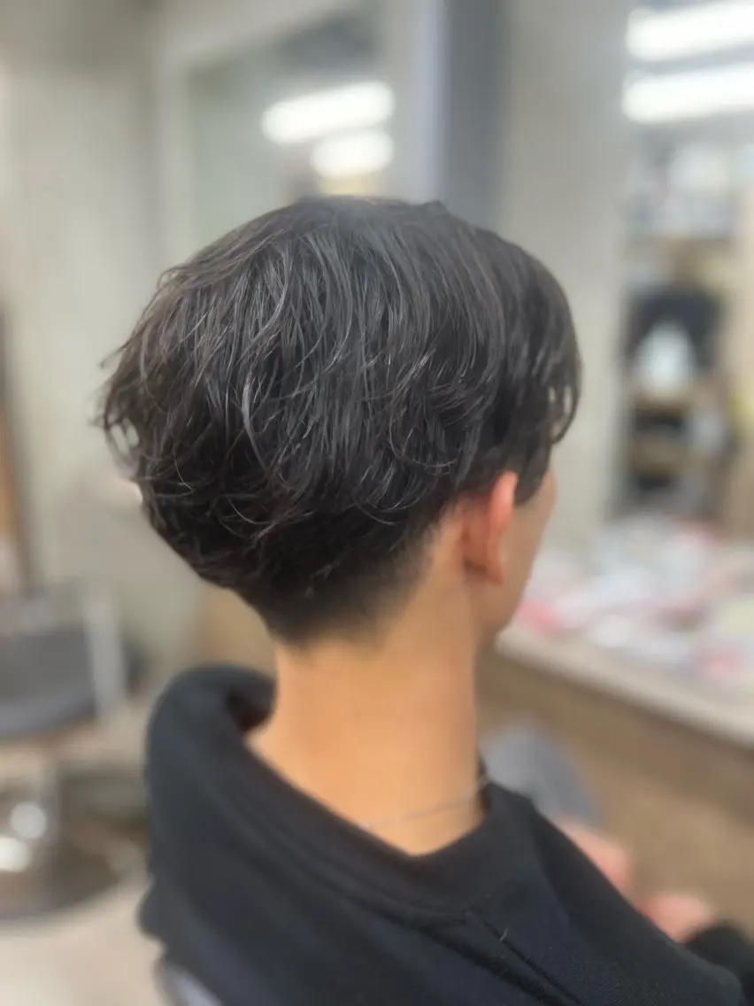 パーマ メンズ カット パーマ トリートメント 多系統似合わせ/ tsuburaのヘアスタイル