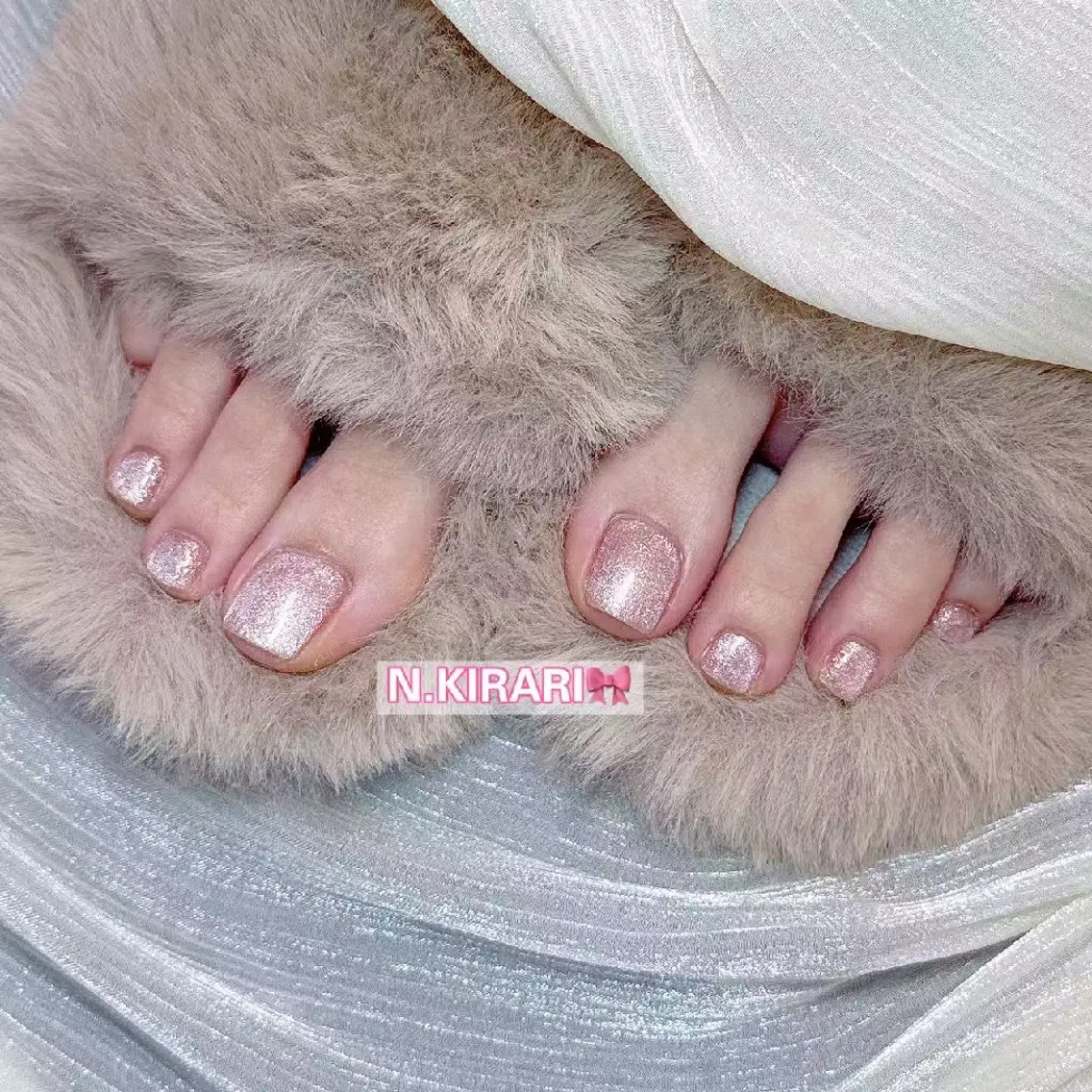 ネイル フットネイル ハンドケア 🎀 ユズ 🎀のネイルデザイン