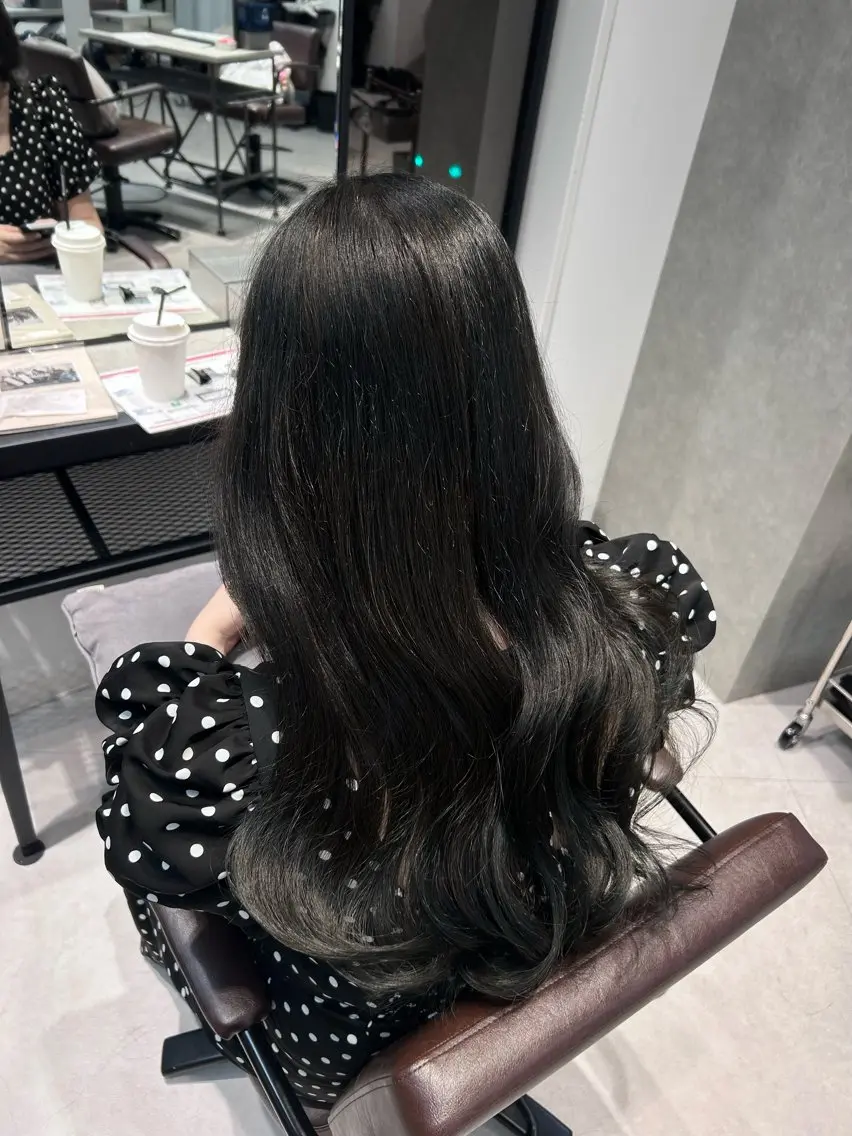 ロング カラー caho／大阪梅田 韓国ヘア♡のヘアスタイル