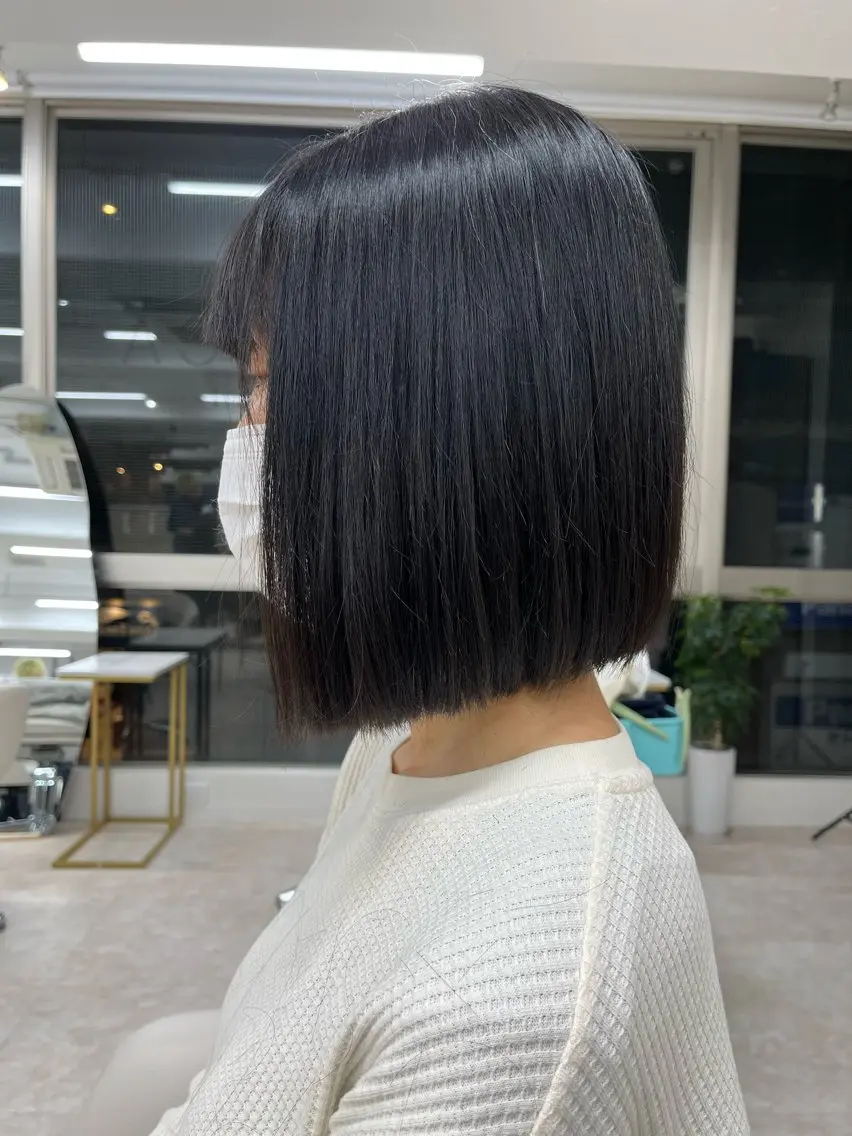 ショート ボブ ナチュラルヘア🦋 のの  YECCAのヘアスタイル
