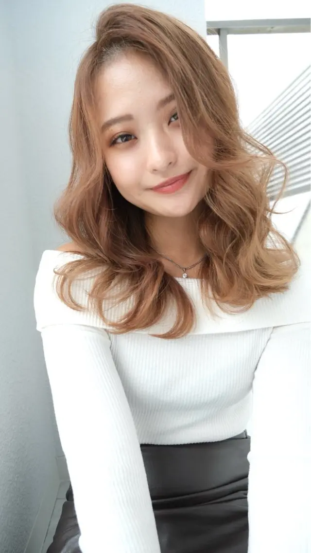 セミロング カット ヘアカラー トリートメント 💎lino _by _ACNE💎 🧸のヘアスタイル