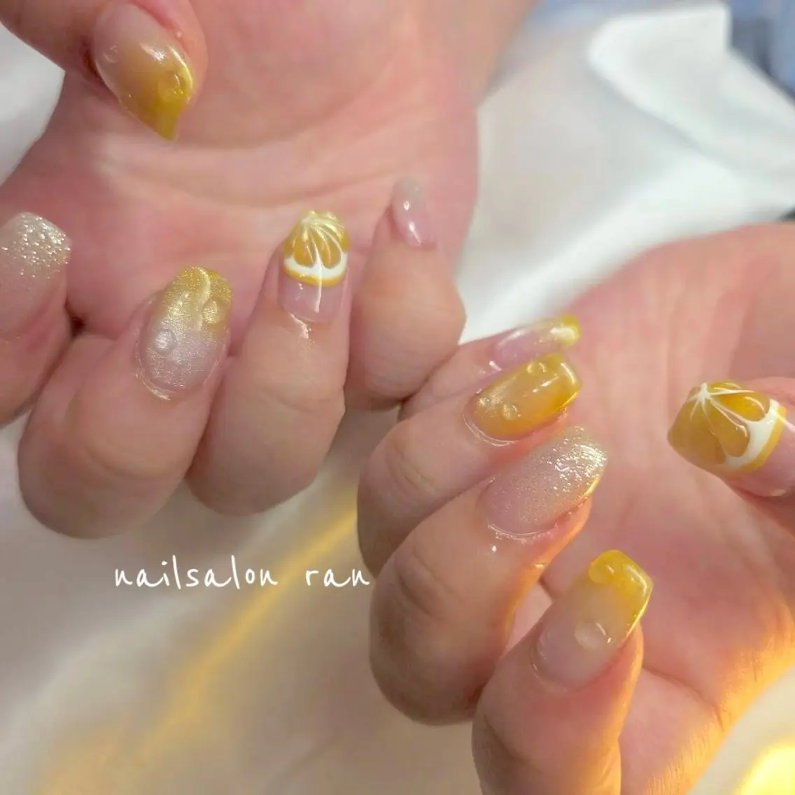 ネイル ハンドネイル ハンドケア nailsalon ranのネイルデザイン