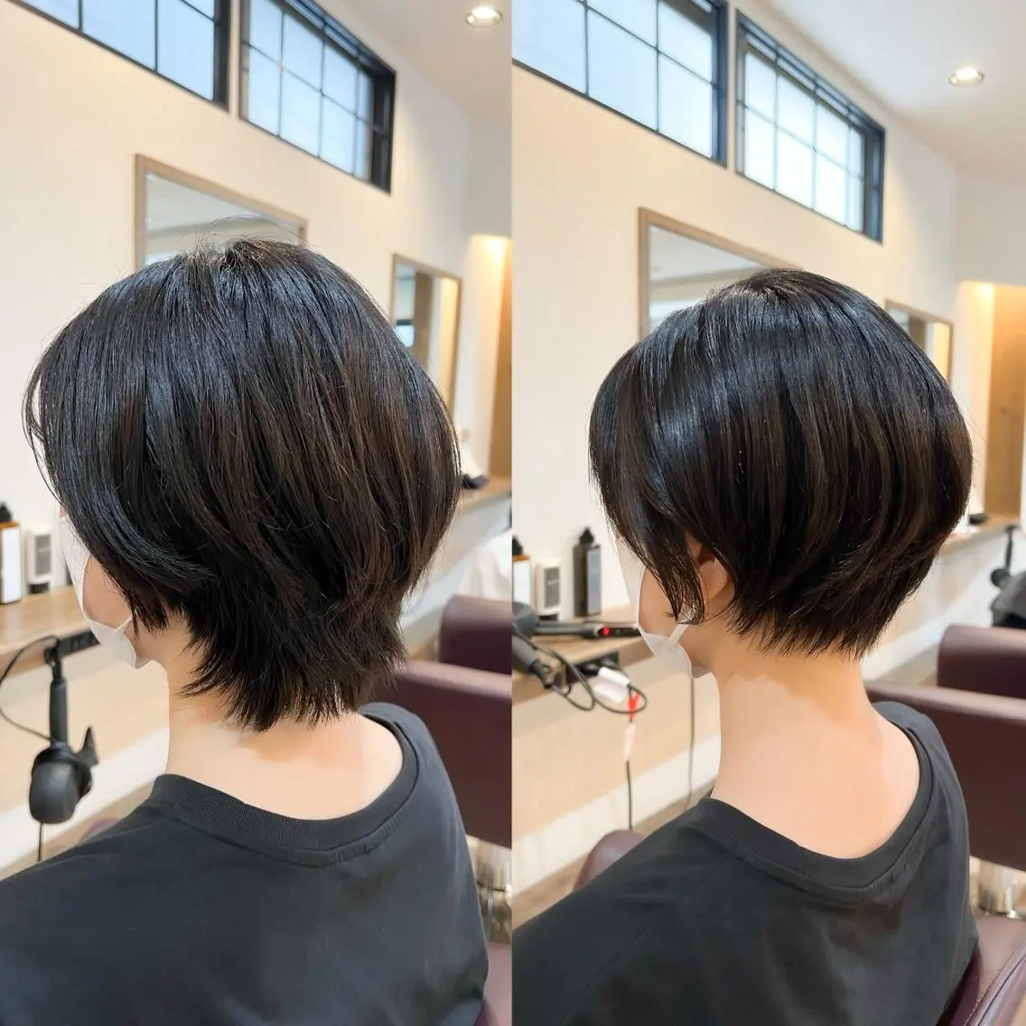 ショート ショートボブ ボブ ショートヘア カット 工藤 梨花のヘアスタイル
