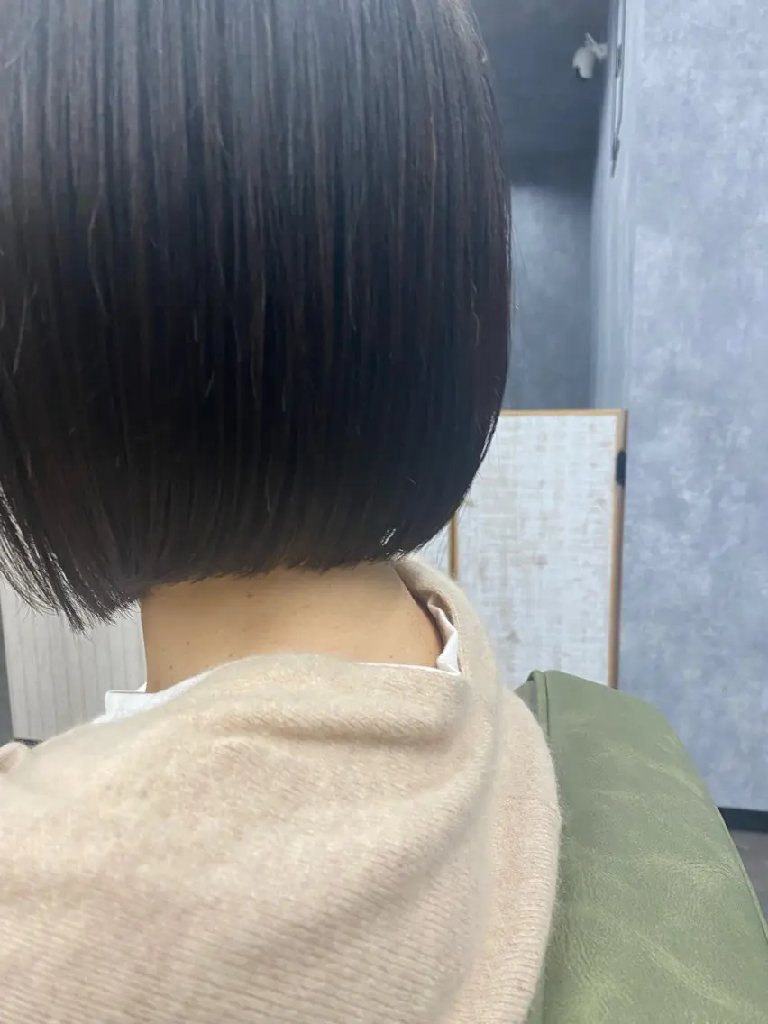ショート ボブ 郷原 奈々のヘアスタイル