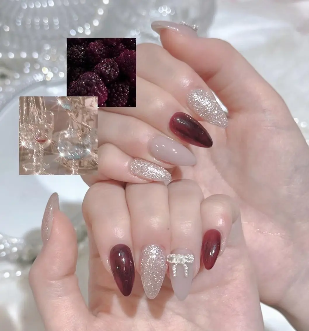 ネイル オーロラネイル チークネイル フットネイル ジェルネイル 韓国ネイル ハンドネイル H.baby Nail Salonのネイルデザイン