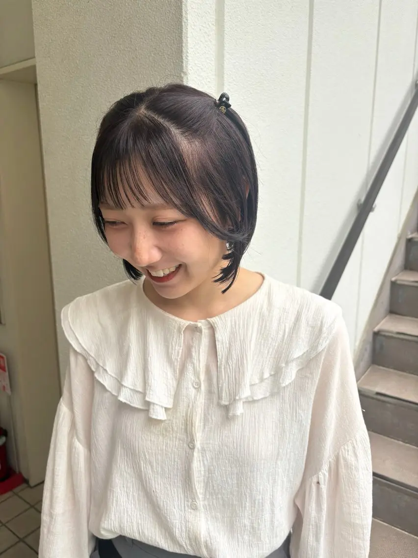 ショート カラー カット ヘアカラー ichika/福岡 /透明感カラー🤎のヘアスタイル