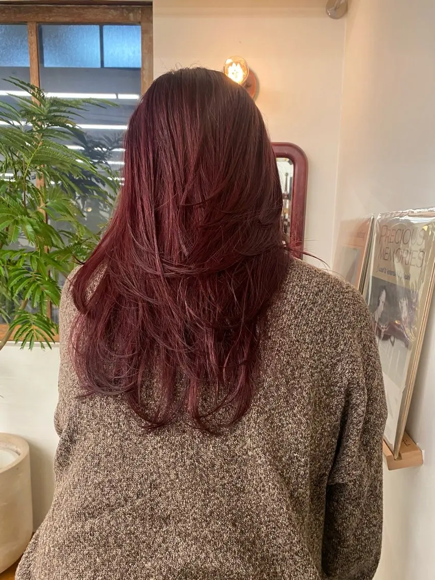ロング レイヤーカット tonari 梅田、中崎町のヘアスタイル
