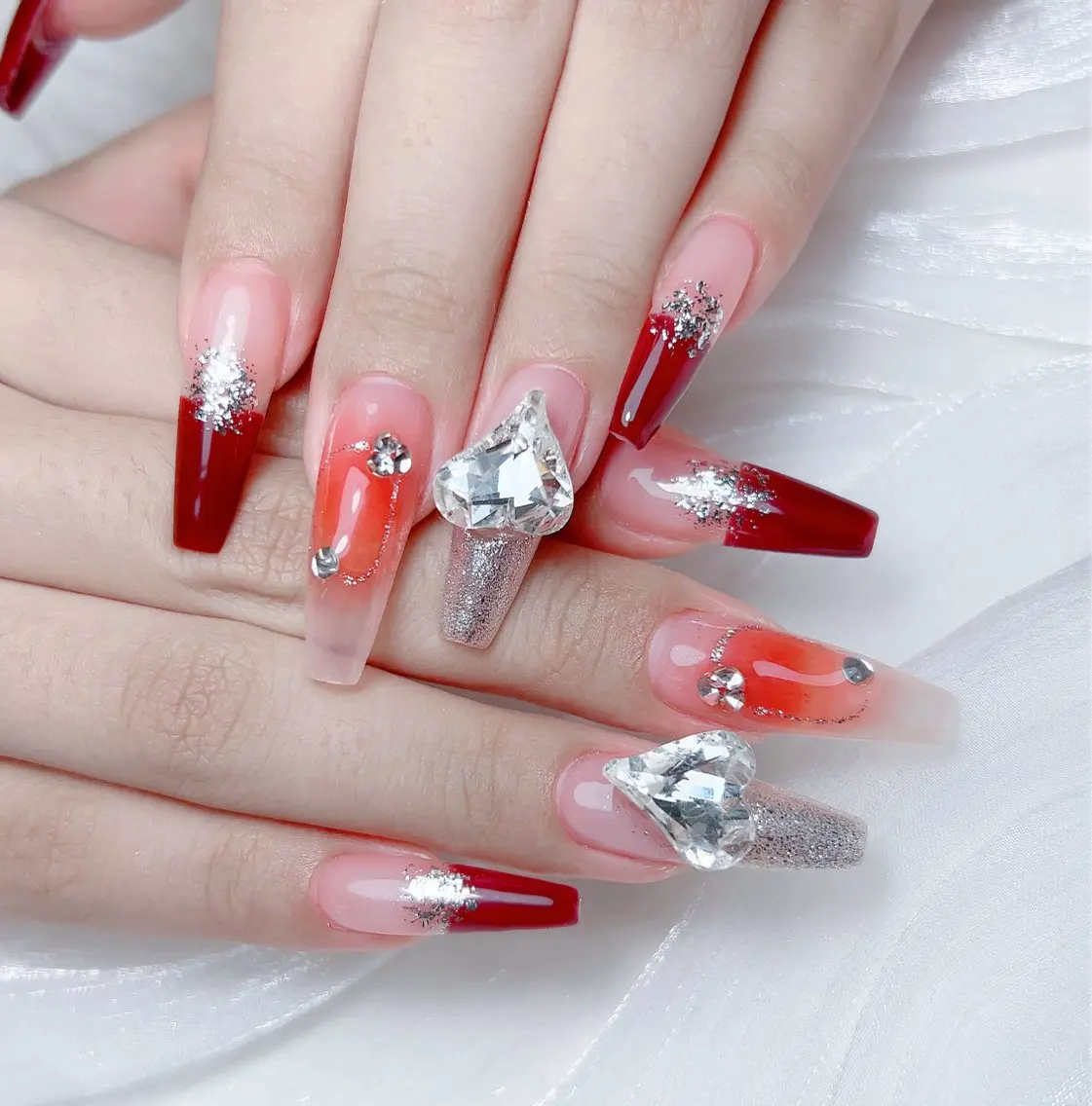 ネイル ハンドネイル M🌷nail 長さだし専門店のネイルデザイン