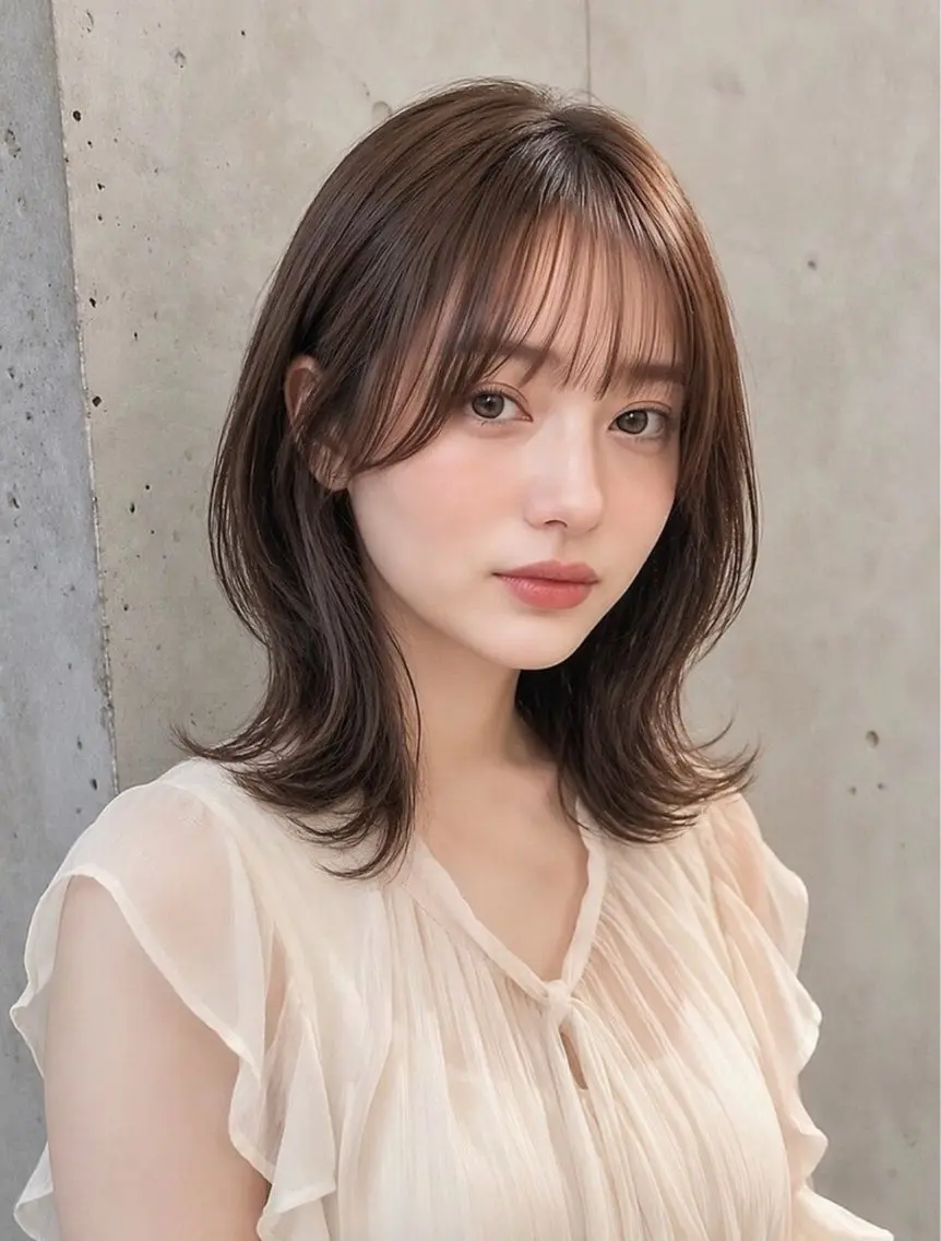 ミディアム Zina千葉2nd _hikari🤍のヘアスタイル