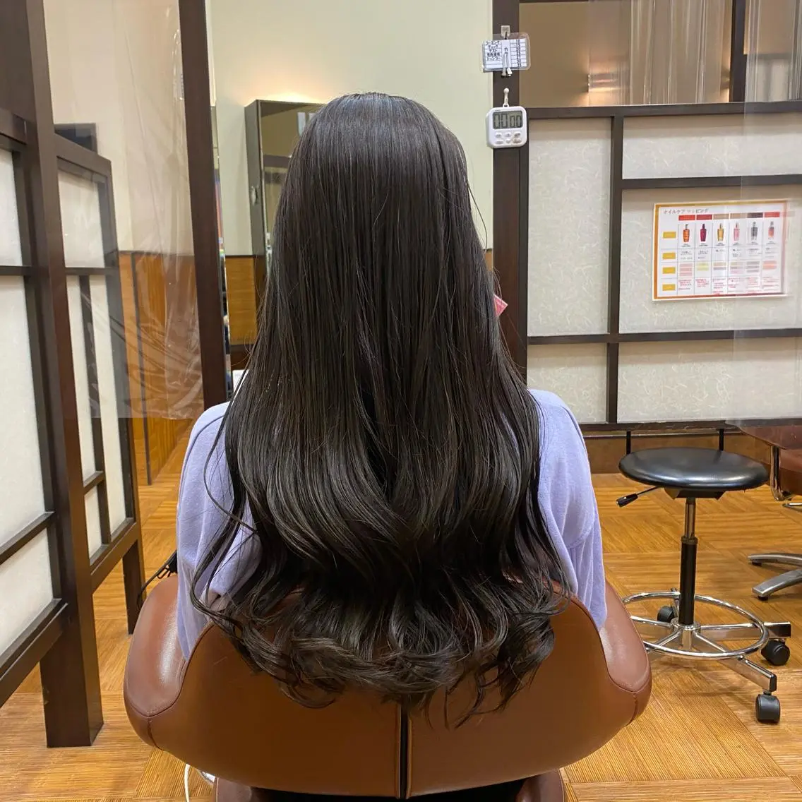 ロング 羽石 理江のヘアスタイル