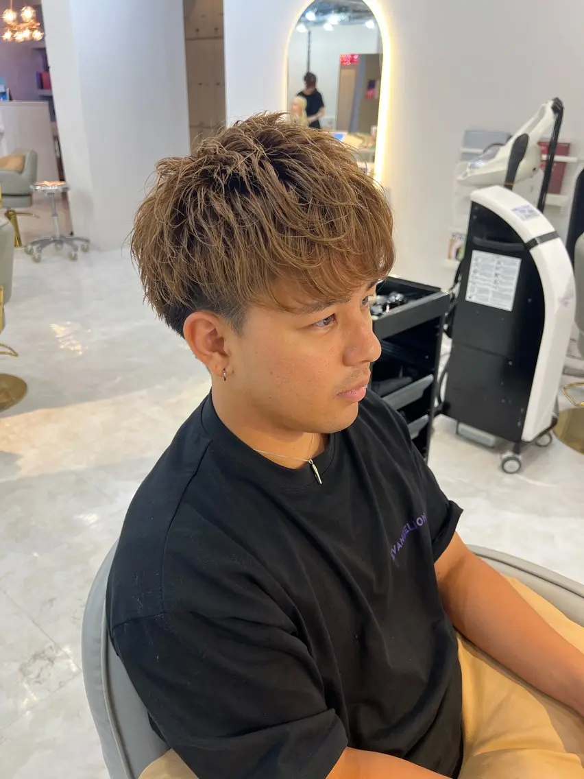 メンズ メンズベリーショート 縮毛矯正練習 モデル募集✨️NOAのヘアスタイル