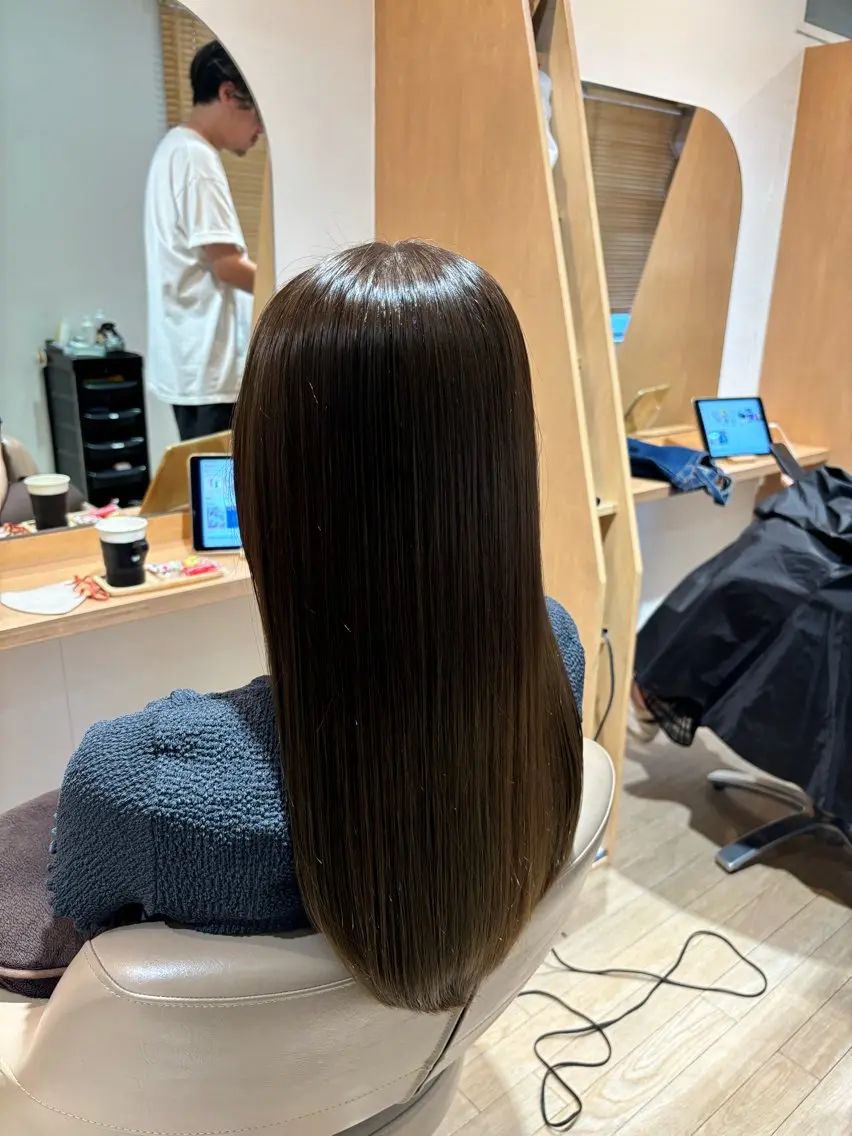 ロング カット ヘアカラー トリートメント 【Amphi Tokyo】宮原のヘアスタイル