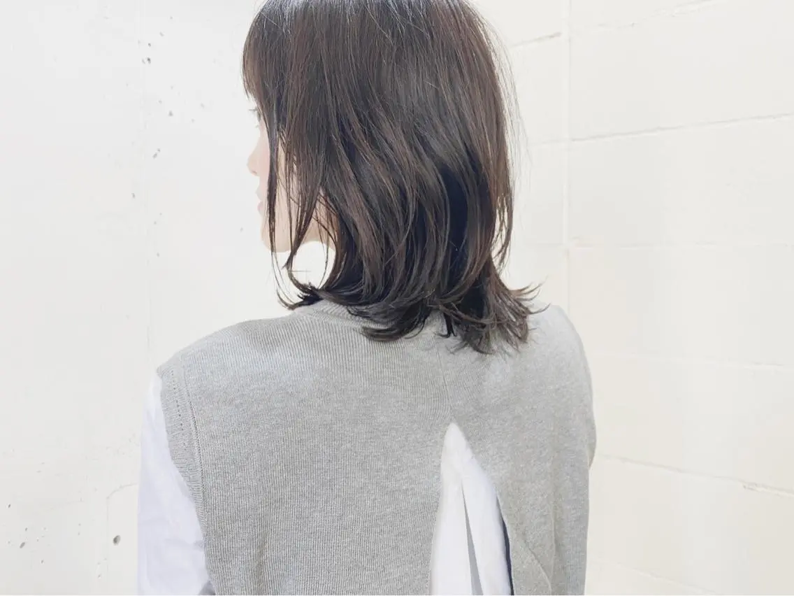 ミディアム パーマ オーナースタイリスト 佐藤のヘアスタイル