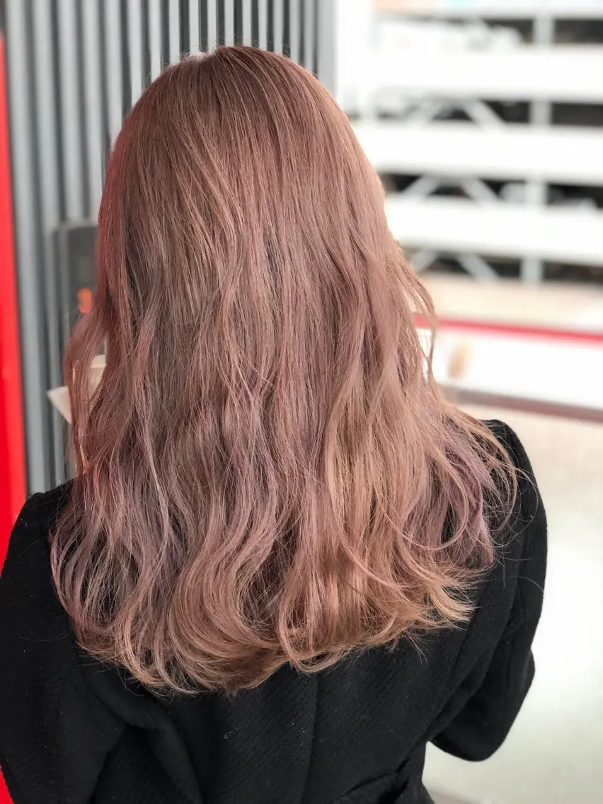 ロング カラー カット ヘアカラー 永井大樹✨ 透明感カラー✨のヘアスタイル
