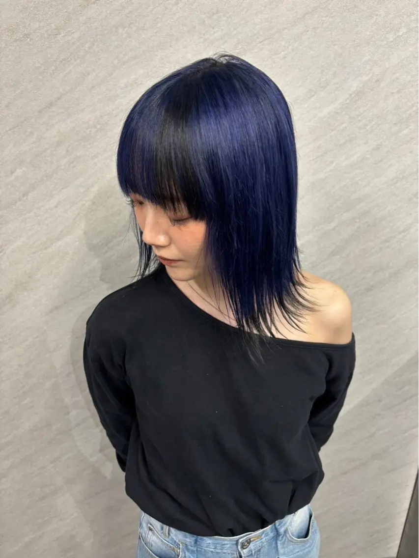 ミディアム カラー URARA /メンズカットのヘアスタイル
