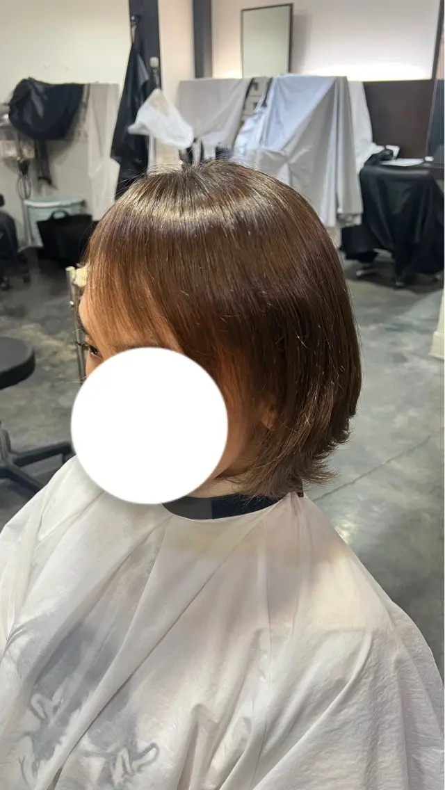 ショート 縮毛矯正 南草津/トレンドカラ ー/パーマ　西村美月のヘアスタイル