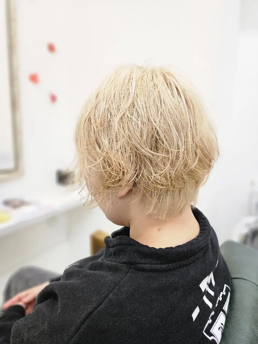 ショート ショートヘア カット ヘアカラー 林慶吾/ショート /ダメージレスカラーのヘアスタイル
