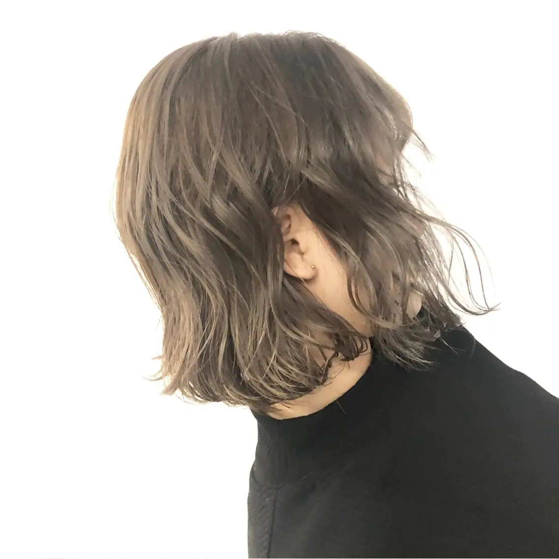 ショート カラー ヘアアレンジ 成人式 結婚式・ブライダル シールエクステ バレイヤージュ デザインカラー アンドウ ユウ/ レイヤーカット/韓国のヘアスタイル