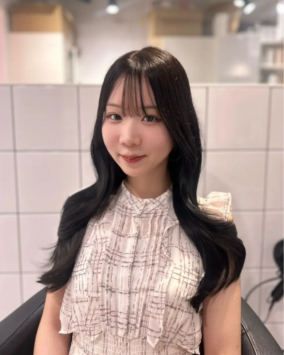 ✨大人上品に見える社会人向け✨顔まわりcut &color &プレミアム髪質改善トリートメントの写真
