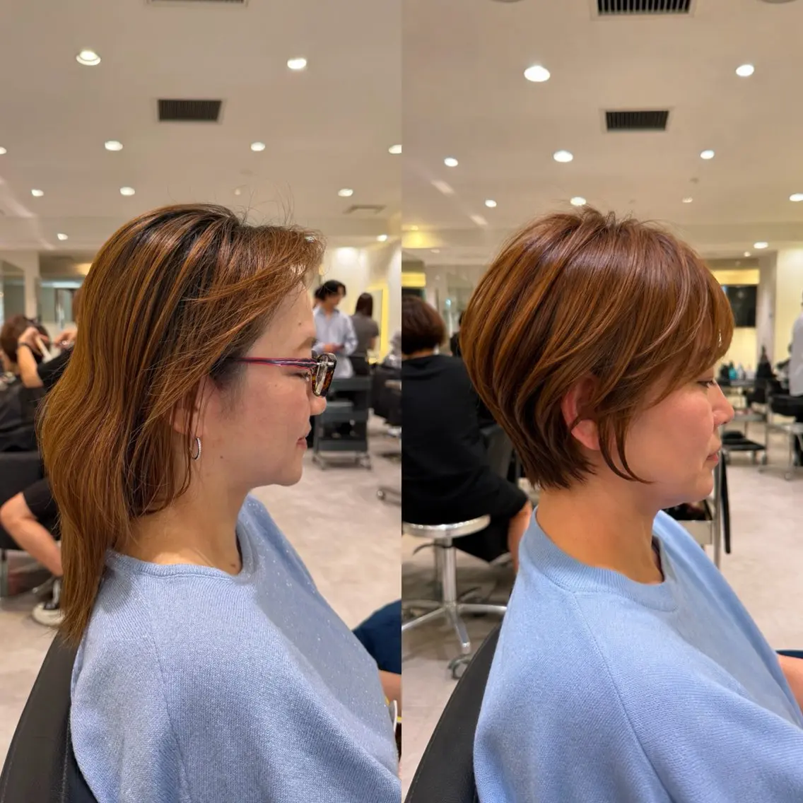 ショート カラー カット ヘアカラー トリートメント 【8月まで‼️】 ショート MARIAのヘアスタイル