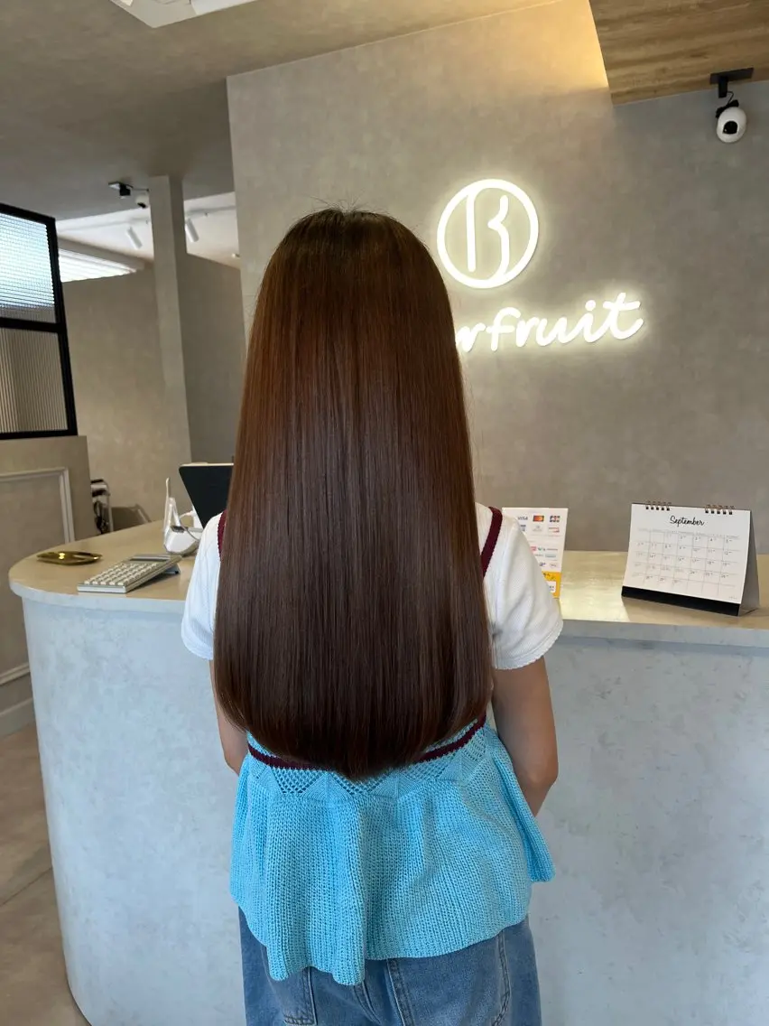 ロング キッズ ロング 透明感カラー🪽/ 個室スパ🫧/はるかのヘアスタイル
