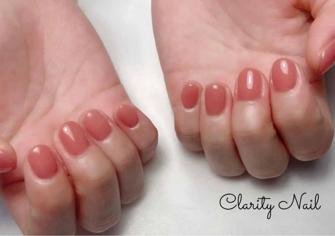 ネイル ワンカラーネイル ハンドネイル Clarity Nailのネイルデザイン