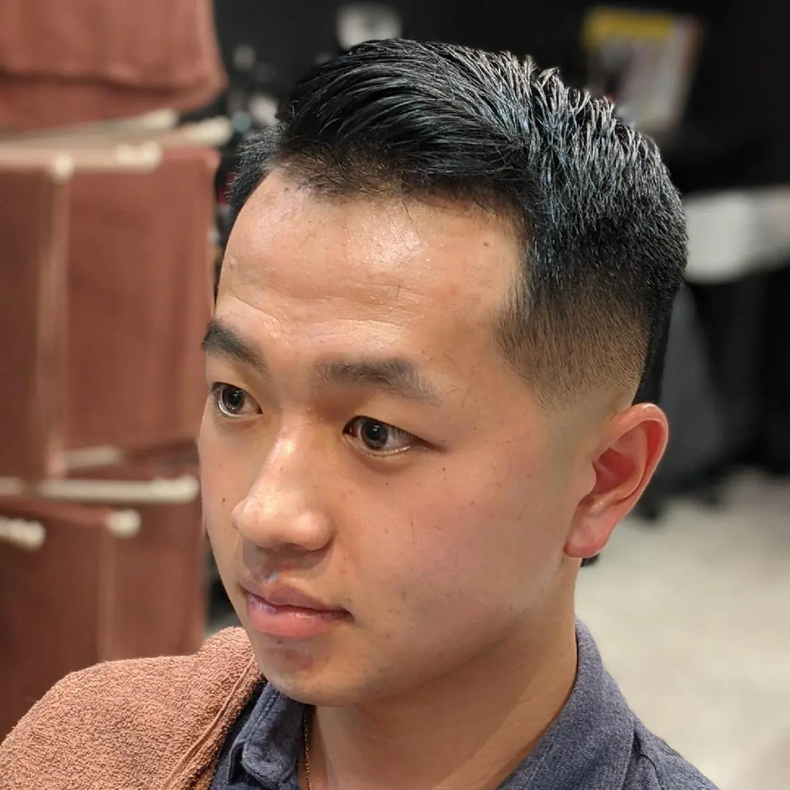 ショート メンズ フェードカット スキンフェード 💈山本  卓士💈のヘアスタイル