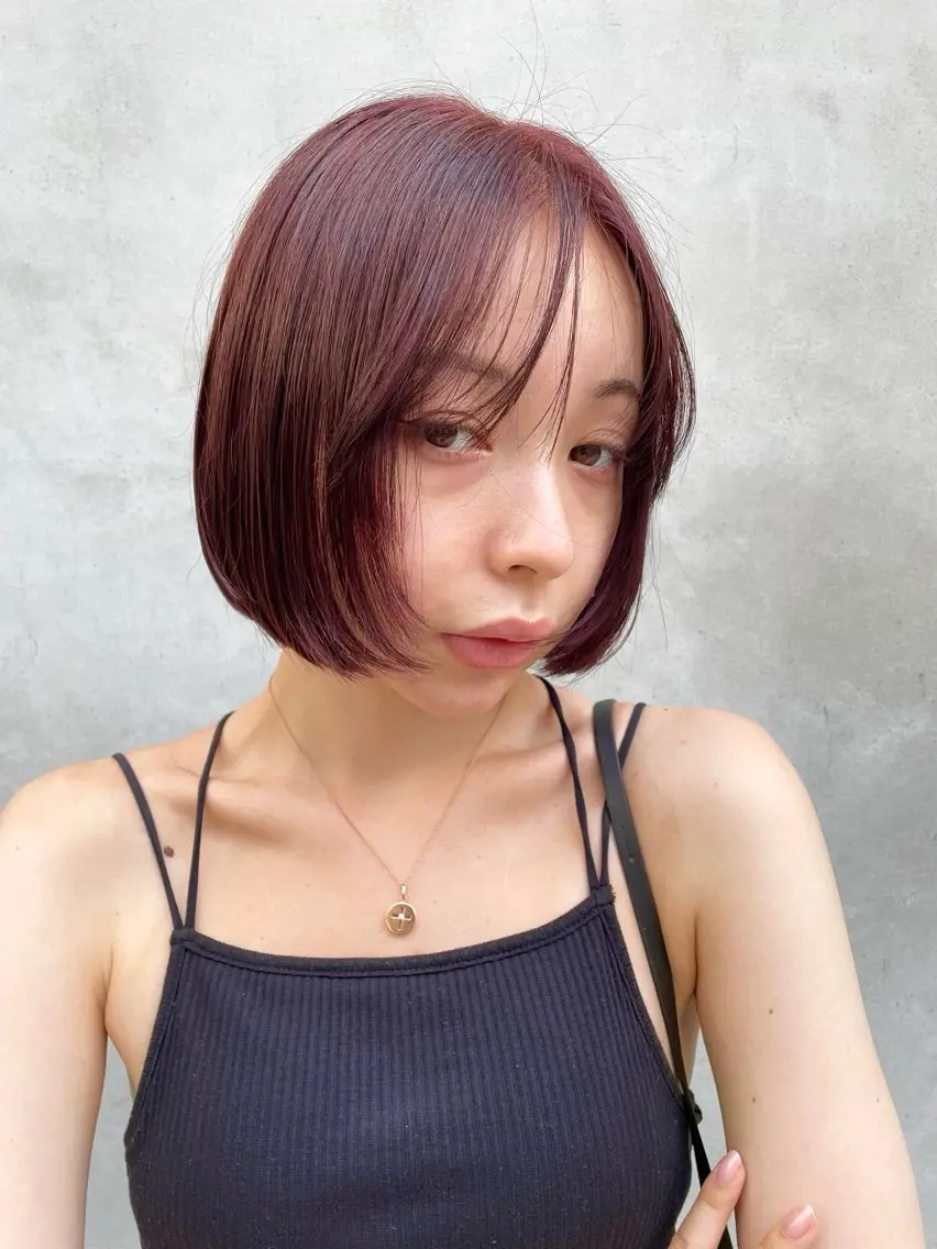 ショート ボブ カット ヘアカラー トリートメント 🎧倉持 来希🎧のヘアスタイル