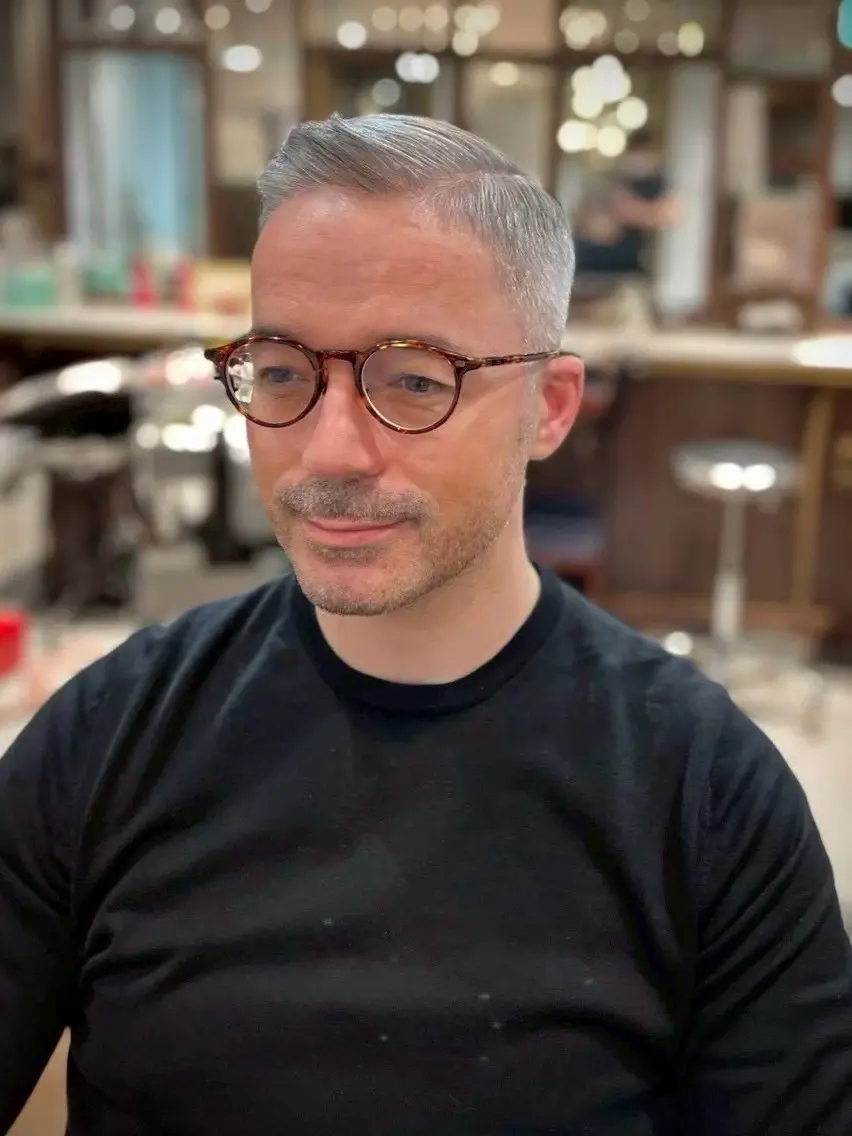 メンズ 💈海外イケオジヘア 💈大村大心のヘアスタイル