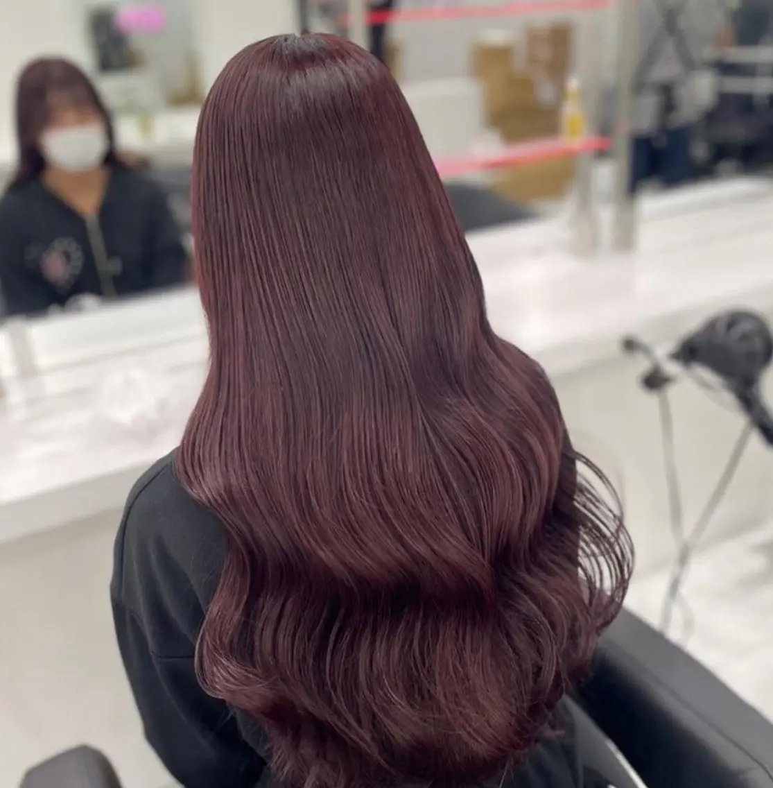 ロング ヘアカラー トリートメント ブリーチありorなし 暖色カラー🎀セナのヘアスタイル