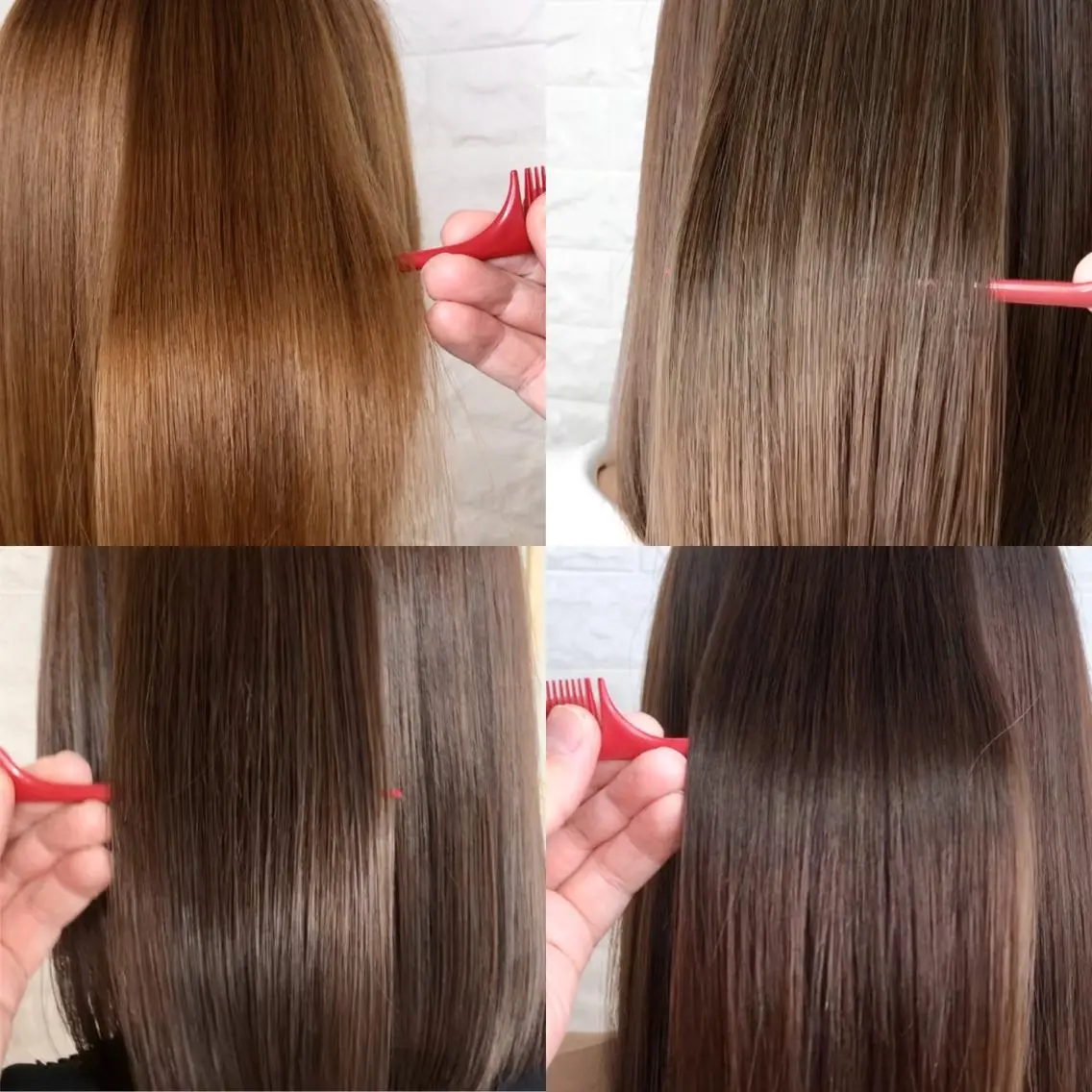ミディアム カラー 髪質改善 ヘアカラー 髪質改善特化KIZU /艶髪研究（京都）のヘアスタイル