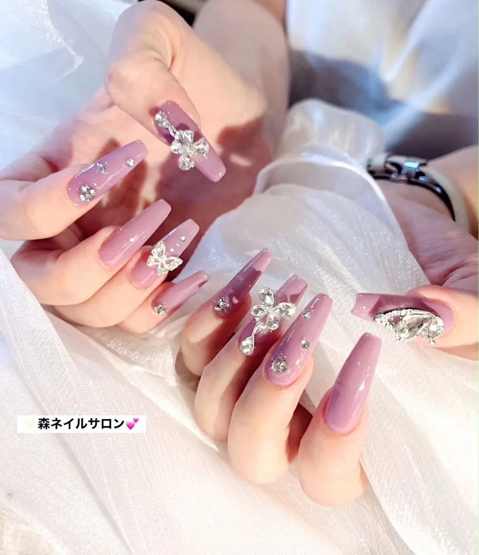 ネイル ハンドネイル 森 ネイル サロンのネイルデザイン