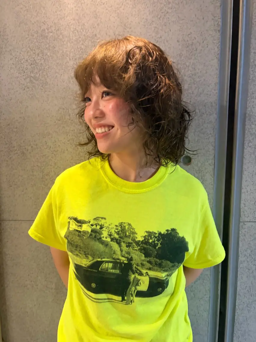 パーマ 髙橋 紗奈のヘアスタイル