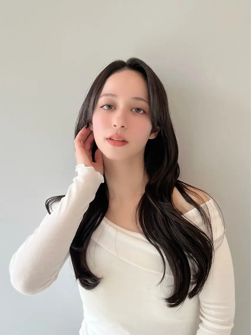 ロング くびれヘア レイヤーカット カット ヘアカラー トリートメント レイヤー/髪質改善 DAISUKEのヘアスタイル