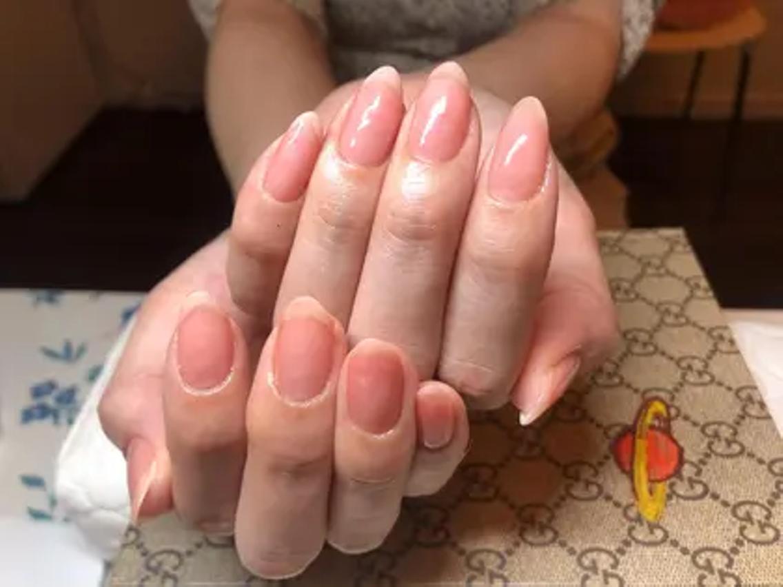 カラーグラデーションネイルの写真