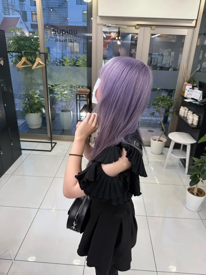 セミロング カラー カット ヘアカラー トリートメント 🍀お悩み改善憧れの 美髪　小林風雅のヘアスタイル