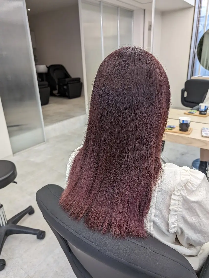 セミロング カラー グラデーションカラー ラベンダーカラー ラベンダーピンク ピンクカラー ヘアカラー トリートメント ✨艶感カラー✨ NAKAZAWAのヘアスタイル