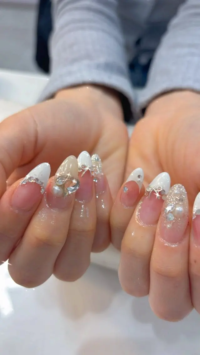 ネイル ハンドネイル 鶴橋wooone nail.rieのネイルデザイン
