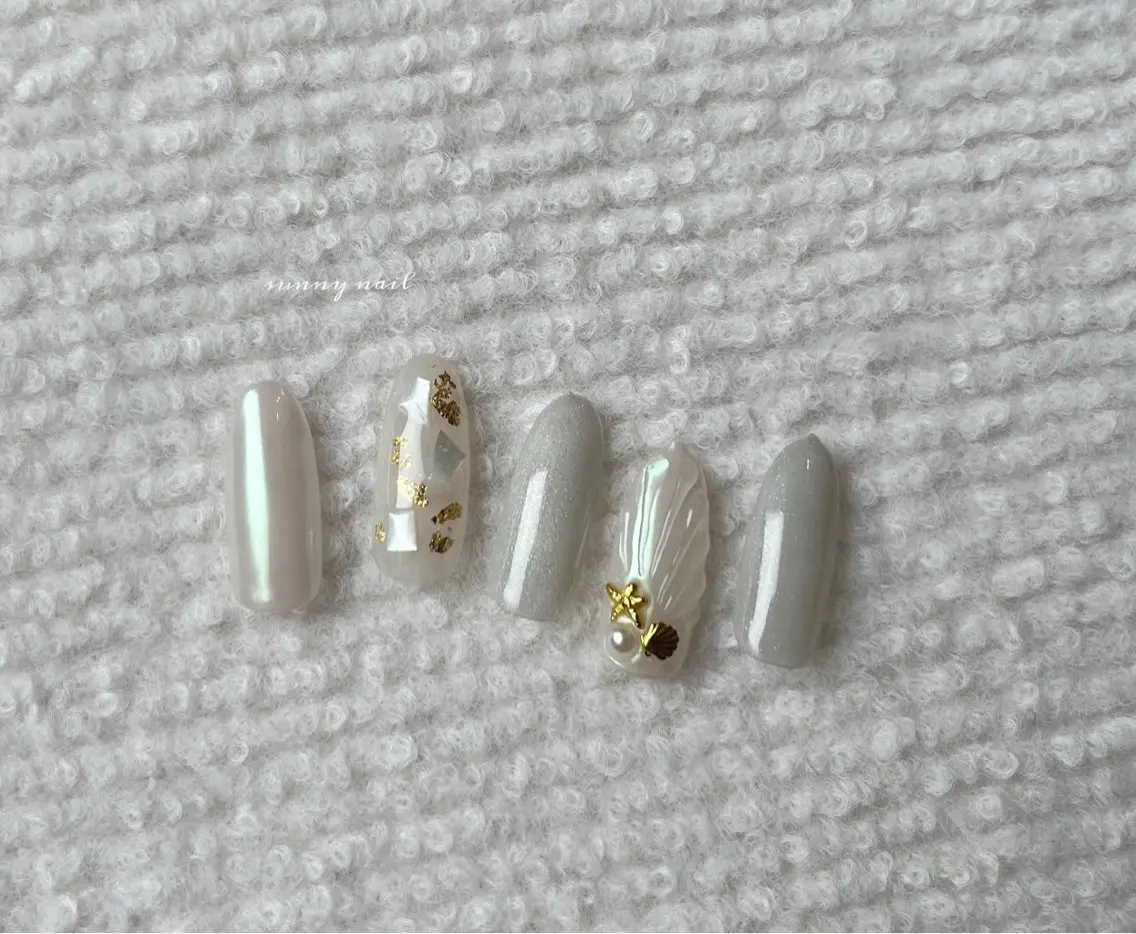 ネイル ジェルネイル パラジェル 夏ネイル sunny nailのネイルデザイン