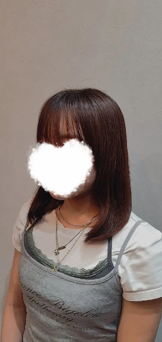 ミディアム カラー ブラウンカラー ダークブラウン ピンクカラー カット ヘアカラー カワグチ ケンジのヘアスタイル